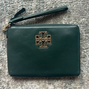 Tory Burch Wristlet green